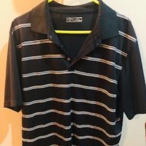 Callaway Striped Golf Polo